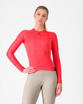 CASTELLI Kolesarski dres z dolgimi rokavi poletni - ESPRESSO - rdeča