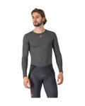 CASTELLI Kolesarska  majica z dolgimi rokavi - MEDIO BASE LAYER - siva
