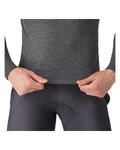 CASTELLI Kolesarska  majica z dolgimi rokavi - MEDIO BASE LAYER - siva