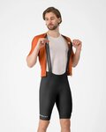 CASTELLI Kolesarske kratke hlače z naramnicami - ESPRESSO 2 - črna