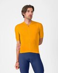 CASTELLI Kolesarski dres s kratkimi rokavi - ESPRESSO 2 - oranžna