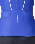 CASTELLI Kolesarski dres brez rokavov - ANIMA FLOW - vijolična