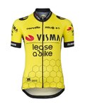 AGU Kolesarski dres s kratkimi rokavi - REPLICA VISMA | LEASE A BIKE W 2024 - rumena/črna