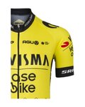 AGU Kolesarski dres s kratkimi rokavi - REPLICA VISMA | LEASE A BIKE W 2024 - rumena/črna