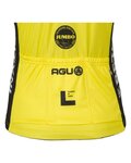 AGU Kolesarski dres s kratkimi rokavi - REPLICA VISMA | LEASE A BIKE W 2024 - rumena/črna