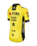 AGU Kolesarski dres s kratkimi rokavi - REPLICA VISMA | LEASE A BIKE K 2024 - rumena/črna
