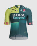 SPORTFUL Kolesarski dres s kratkimi rokavi - BORA HANSGROHE 2024 - svetlo zelena/zelena