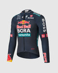 SPORTFUL Kolesarski dres z dolgimi rokavi poletni - RED BULL BORA - HANSGROHE THERMAL - modra