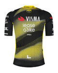RAPIDGEAR Kolesarski dres s kratkimi rokavi - VISMA TDF25 REPLICA JERSEY - rumena/črna