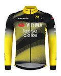 RAPIDGEAR Kolesarski dres z dolgimi rokavi poletni - VISMA TDF25 REPLICA JERSEY - rumena/črna