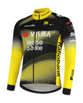 RAPIDGEAR Kolesarski dres z dolgimi rokavi poletni - VISMA TDF25 REPLICA JERSEY - rumena/črna