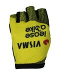 RAPIDGEAR Kolesarske rokavice s kratkimi prsti - VISMA TDF25 REPLICA GLOVES - rumena/črna