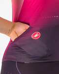 CASTELLI Kolesarski kombinezon - FREE SANREMO 3 - rožnata/bordo
