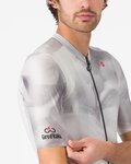 CASTELLI Kolesarski dres s kratkimi rokavi - GIRO ESPRESSO - siva