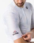 CASTELLI Kolesarski dres s kratkimi rokavi - GIRO109 TROFEO - bela