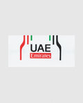 PISSEI Kolesarski trak za lase - UAE TEAM EMIRATES 2024 - bela