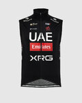 PISSEI Kolesarski brezrokavnik - UAE TEAM EMIRATES - XRG 2025 OFFICIAL WATERPROOF - črna