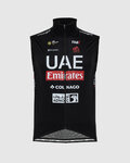 PISSEI Kolesarski brezrokavnik - UAE TEAM EMIRATES 2024 - črna