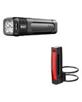 KNOG komplet luči - BLINDER PRO 700/PLUS 20 - črna/rdeča