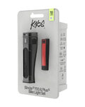 KNOG komplet luči - BLINDER PRO 700/PLUS 20 - črna/rdeča