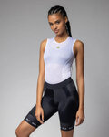 ALÉ Kolesarske kratke hlače brez naramnic - STRADA 2.0 PR-E - črna/bela