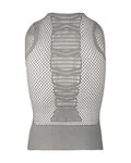 Q36.5 Kolesarska  majica brez rokavov - BASE LAYER 0 MESH - siva