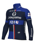 ALÉ Kolesarska  podaljšana jakna - GROUPAMA FDJ 2025 WINTER - modra