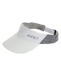 ZONE3 šilt - LIGHTWEIGHT RACE VISOR  - bela/siva
