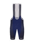 SANTINI Kolesarske kratke hlače z naramnicami - TREK FACTORY RACING 2025 - modra