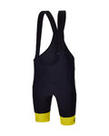 SANTINI Kolesarske kratke hlače z naramnicami - TOUR DE FRANCE - BIB SHORTS - črna