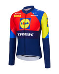 SANTINI Kolesarski dres z dolgimi rokavi zimski - LIDL TREK 2025 - večbarvno