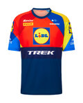 SANTINI Kolesarski dres s kratkimi rokavi - LIDL TREK 2025 - večbarvno