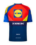 SANTINI Kolesarski dres s kratkimi rokavi - LIDL TREK 2025 - večbarvno