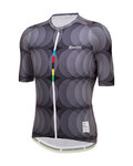 SANTINI Kolesarski dres s kratkimi rokavi - UCI BARCELONA 1973 - siva