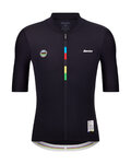 SANTINI Kolesarski dres s kratkimi rokavi - UCI WORLD CHAMPION - črna