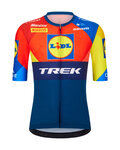 SANTINI Kolesarski dres s kratkimi rokavi - LIDL TREK 2025 - večbarvno