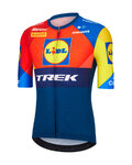 SANTINI Kolesarski dres s kratkimi rokavi - LIDL TREK 2025 - večbarvno
