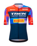 SANTINI Kolesarski dres s kratkimi rokavi - TREK FACTORY RACING 2025 - večbarvno
