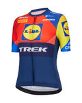 SANTINI Kolesarski dres s kratkimi rokavi - LIDL TREK 2025 - večbarvno