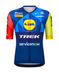 SANTINI Kolesarski dres s kratkimi rokavi - LIDL TREK 2026 FAN LINE