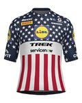 SANTINI Kolesarski dres s kratkimi rokavi - LIDL TREK 2026 NATIONAL CHAMPION US