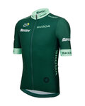 SANTINI Kolesarski dres s kratkimi rokavi - TOUR DE FRANCE - GREEN JERSEY - zelena
