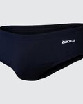 ZONE3 Boksarice - TRISUIT BRIEFS - črna