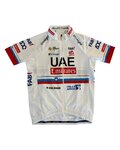 PISSEI Kolesarski dres s kratkimi rokavi - UAE TEAM EMIRATES 2024 CHAMPION SLOVENIA REPLICA JR - bela