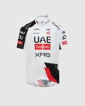 PISSEI Kolesarski dres s kratkimi rokavi - UAE TEAM EMIRATES - XRG 2026 REPLICA JUNIOR - bela/črna/rdeča