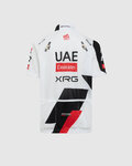 PISSEI Kolesarski dres s kratkimi rokavi - UAE TEAM EMIRATES - XRG 2026 REPLICA JUNIOR - bela/črna/rdeča