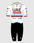PISSEI Kolesarski kombinezon - UAE TEAM EMIRATES 2024 SLOVENIA CHAMPION - bela/črna