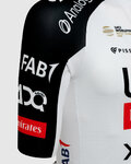 PISSEI Kolesarski dres s kratkimi rokavi - UAE TEAM EMIRATES - XRG 2026 REPLICA - bela/črna/rdeča