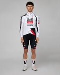 PISSEI Kolesarski dres z dolgimi rokavi poletni - UAE TEAM EMIRATES - XRG 2026 REPLICA - bela/rdeča/črna