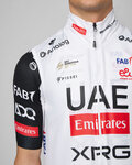 PISSEI Kolesarski brezrokavnik - UAE TEAM EMIRATES 2026 REPLICA - bela/rdeča/črna